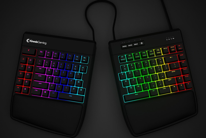 Illustration for article titled My Favorite Split Gaming Keyboard Is More Colorful And Comfortable Now